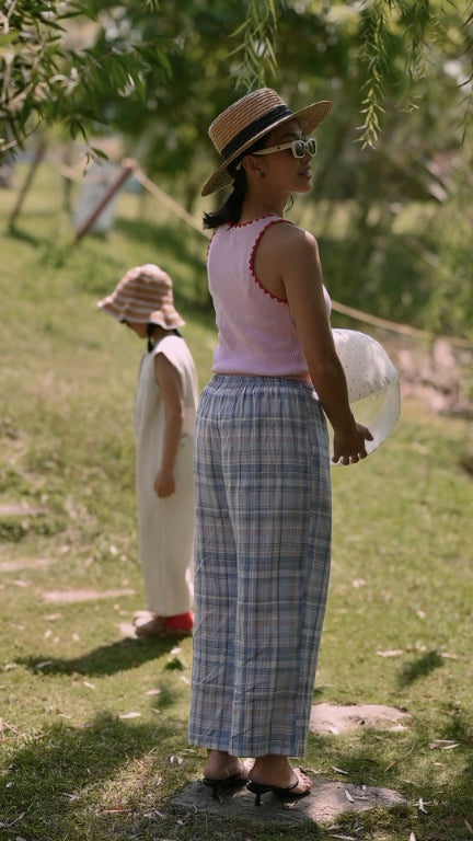 Ete Pjamas Pants Blue Lilac