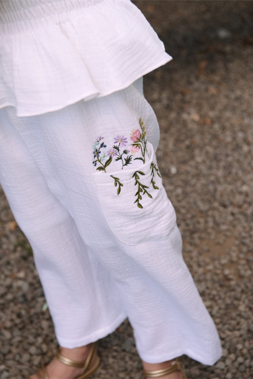 Fleur Petite Jumpsuit Off white