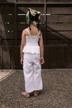 Fleur Petite Jumpsuit Off white