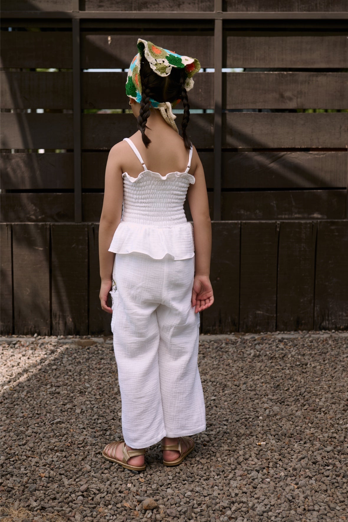 Fleur Petite Jumpsuit Off white
