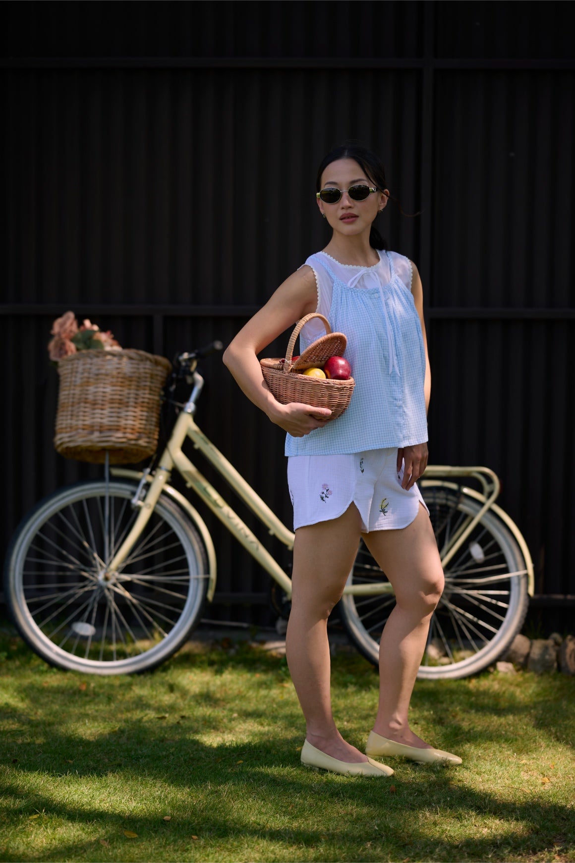 Fleur Shorts Off white