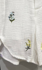 Fleur Shorts Off White