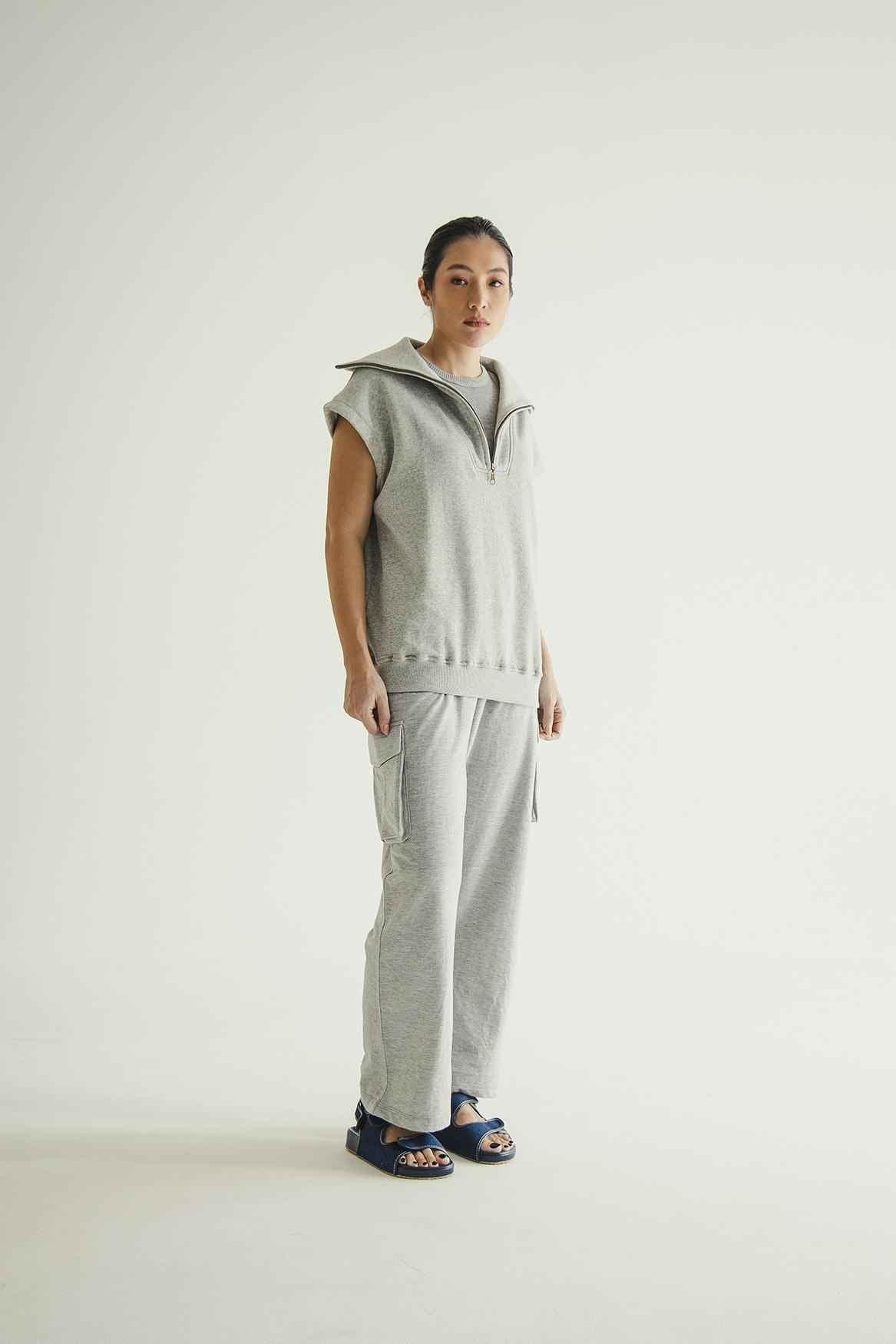 Gilet Outer Misty Grey - EESOME