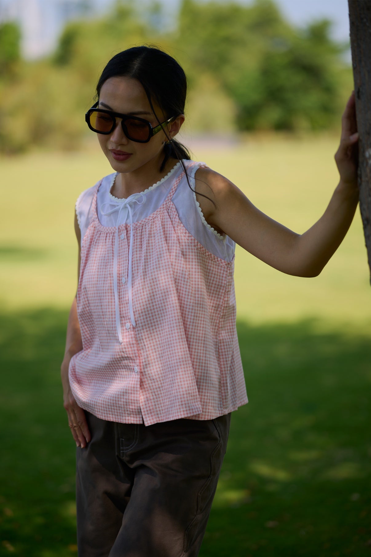 Ginny Top Peach