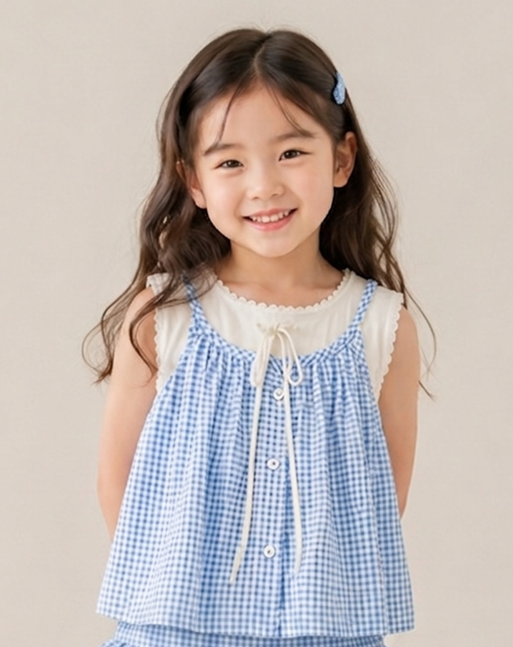 Ginny Petite Top Blue