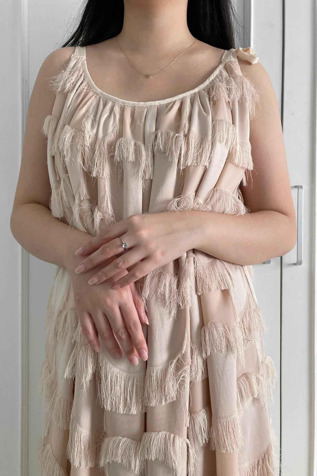 Giselle Dress Nude - EESOME