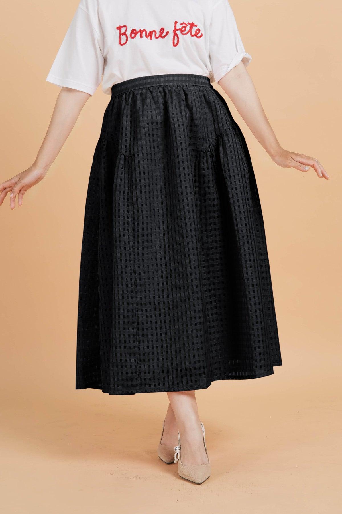 Grace Skirt Black - EESOME