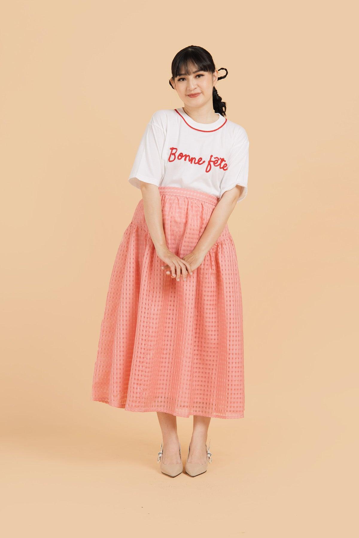 Grace Skirt Pink - EESOME
