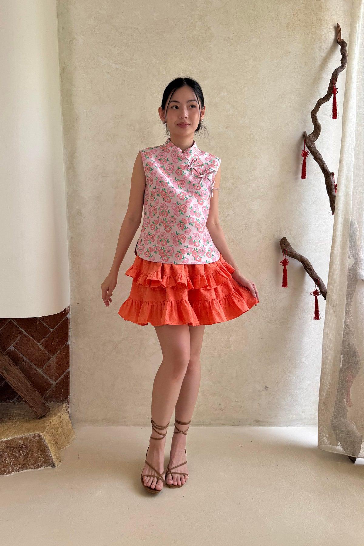 Hanni Skirt Peach - EESOME