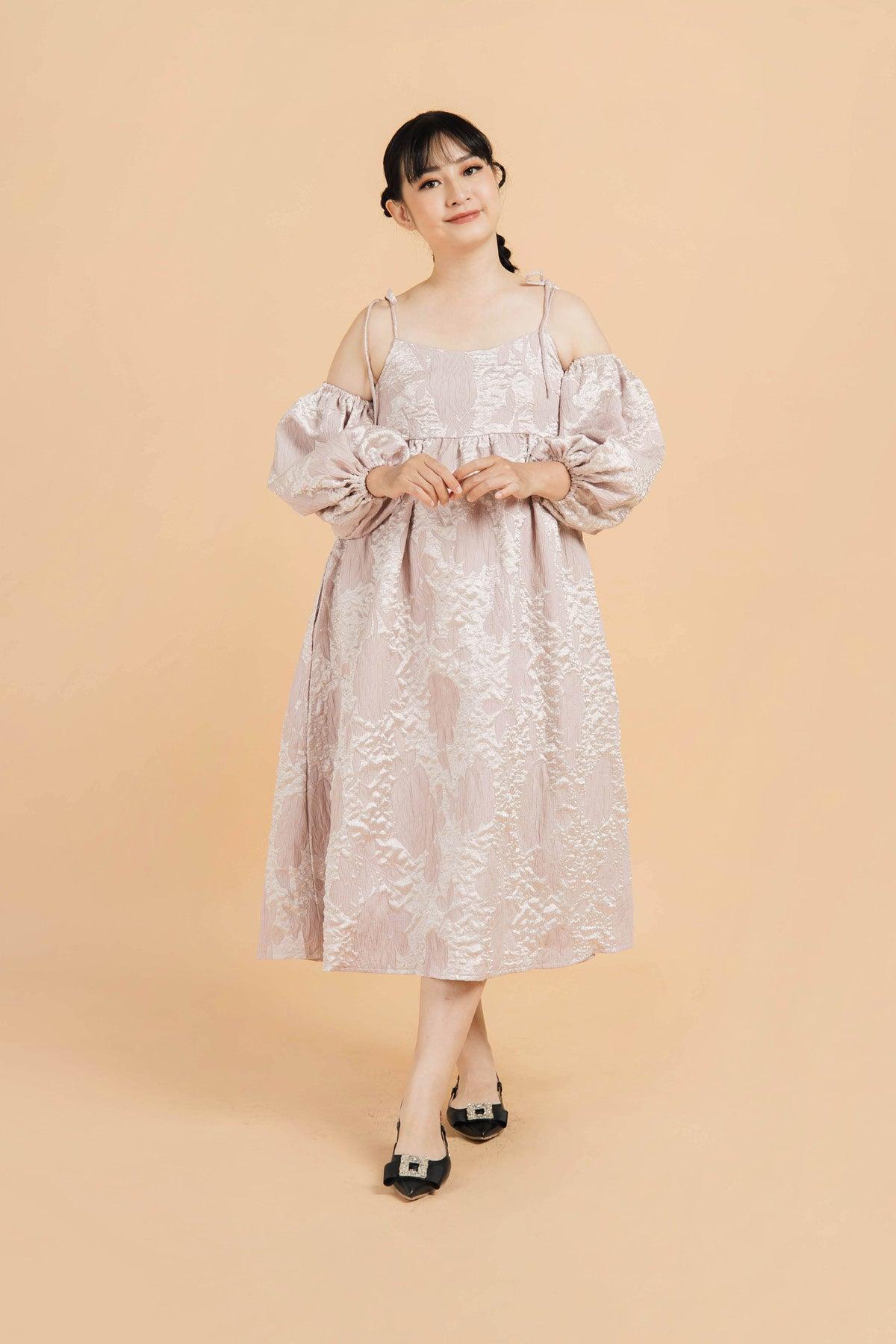 Hazel Dress Mauve - EESOME