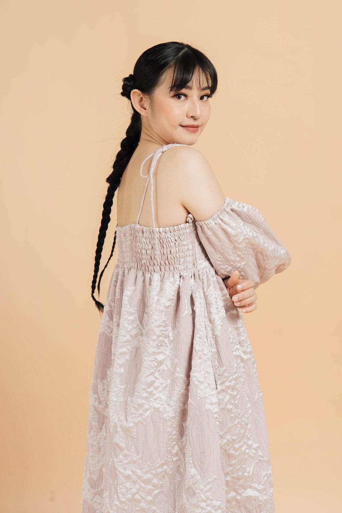 Hazel Dress Mauve - EESOME