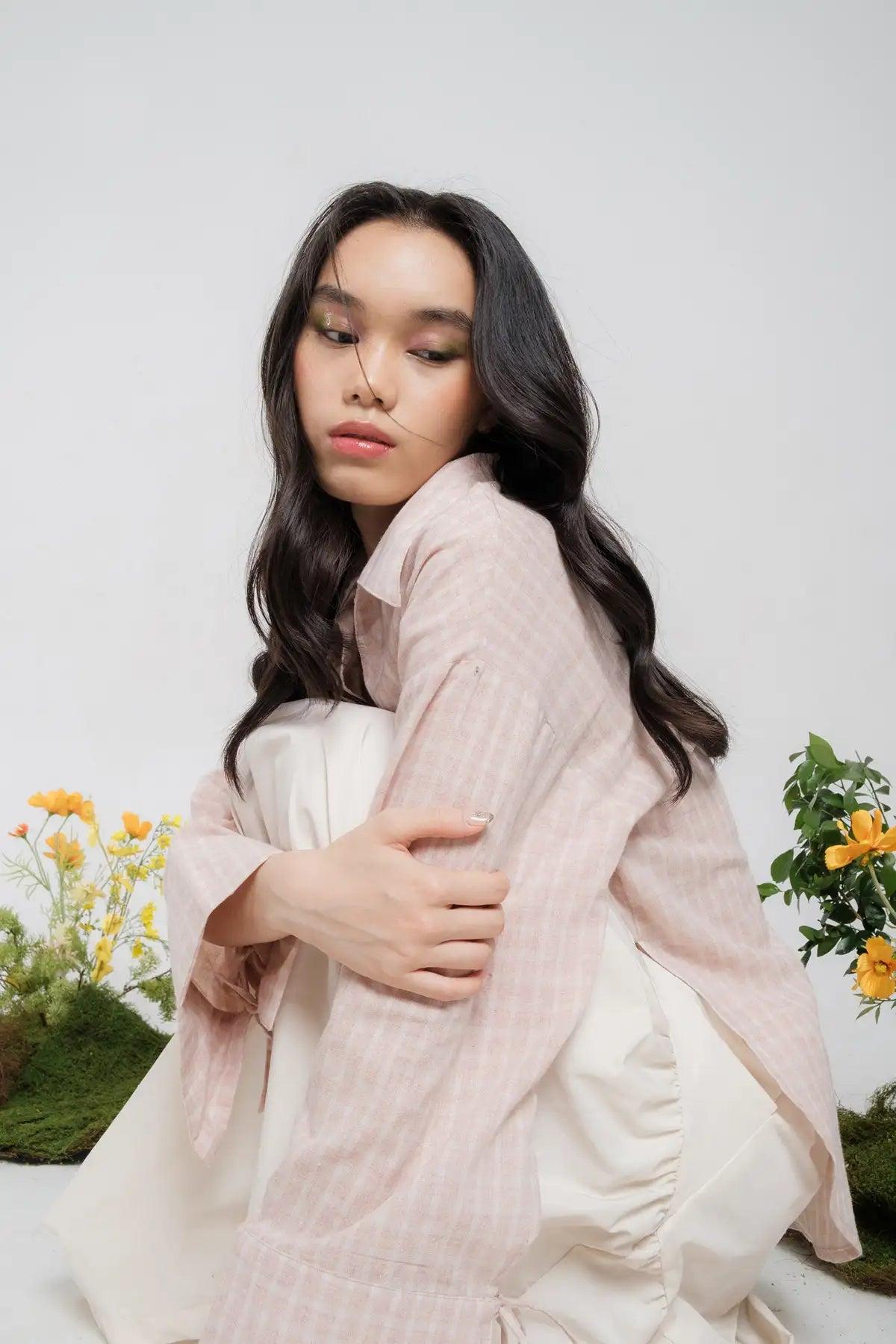 Iris Shirt Dusty Pink - EESOME