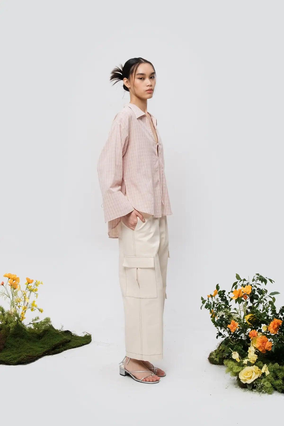 Iris Shirt Dusty Pink - EESOME
