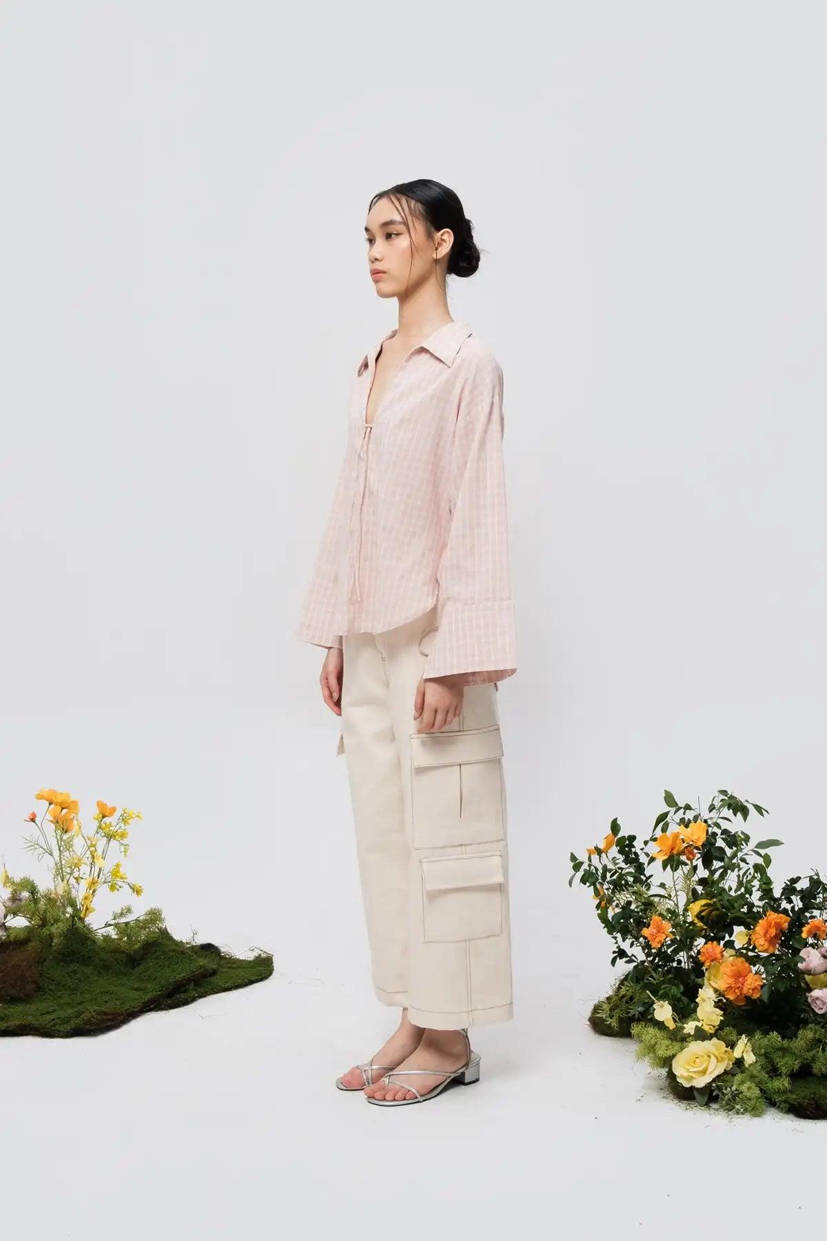 Iris Shirt Dusty Pink - EESOME