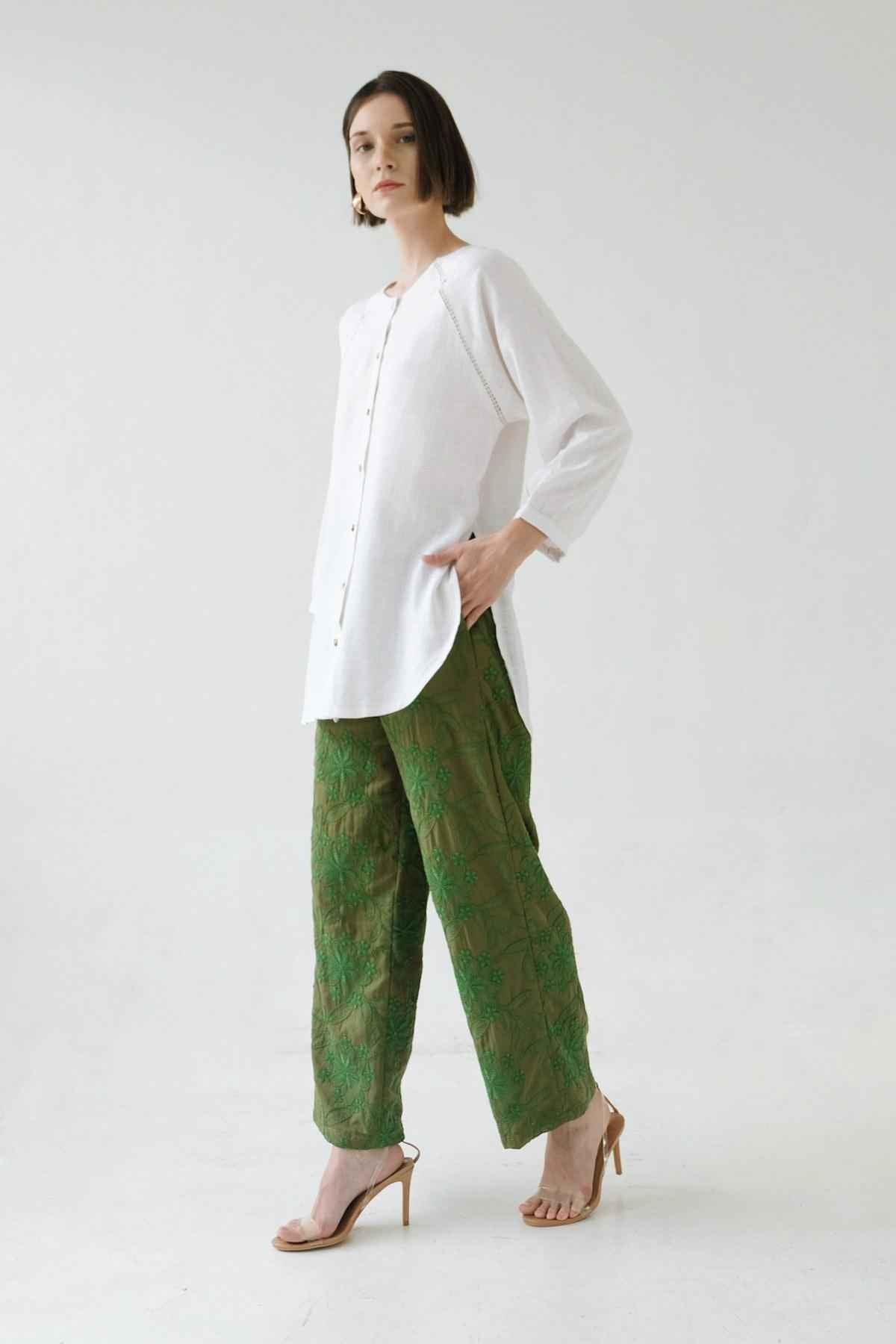 Isla Pants Green - EESOME