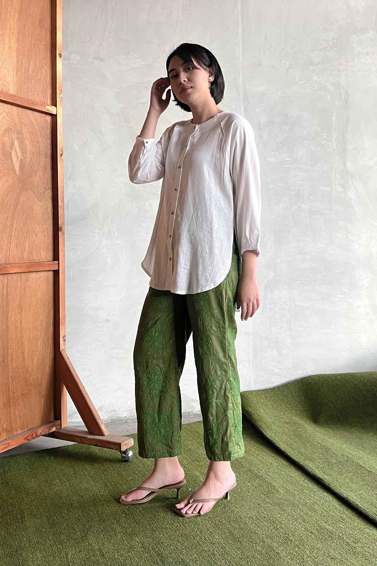 Isla Pants Green - EESOME