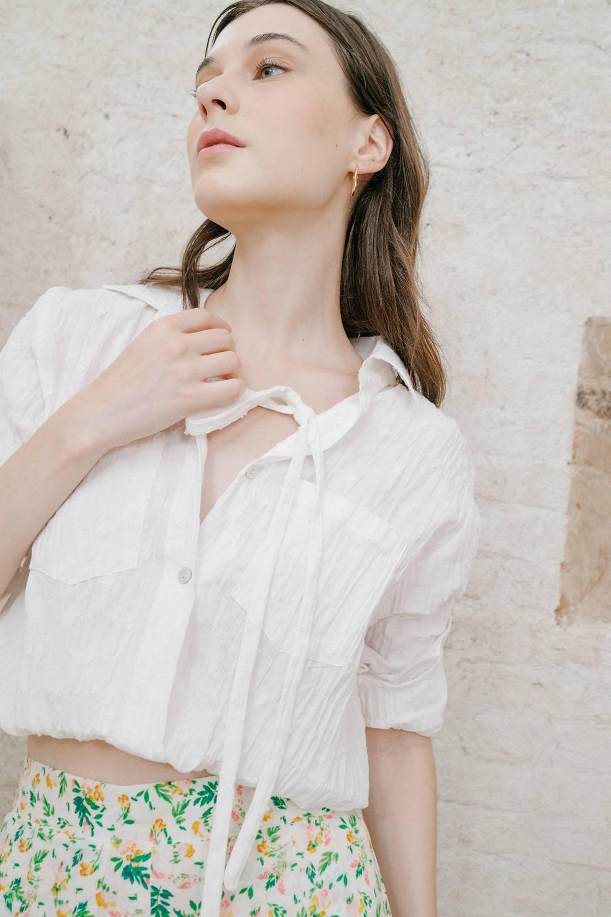 Jackie Top Off White Diamond - EESOME