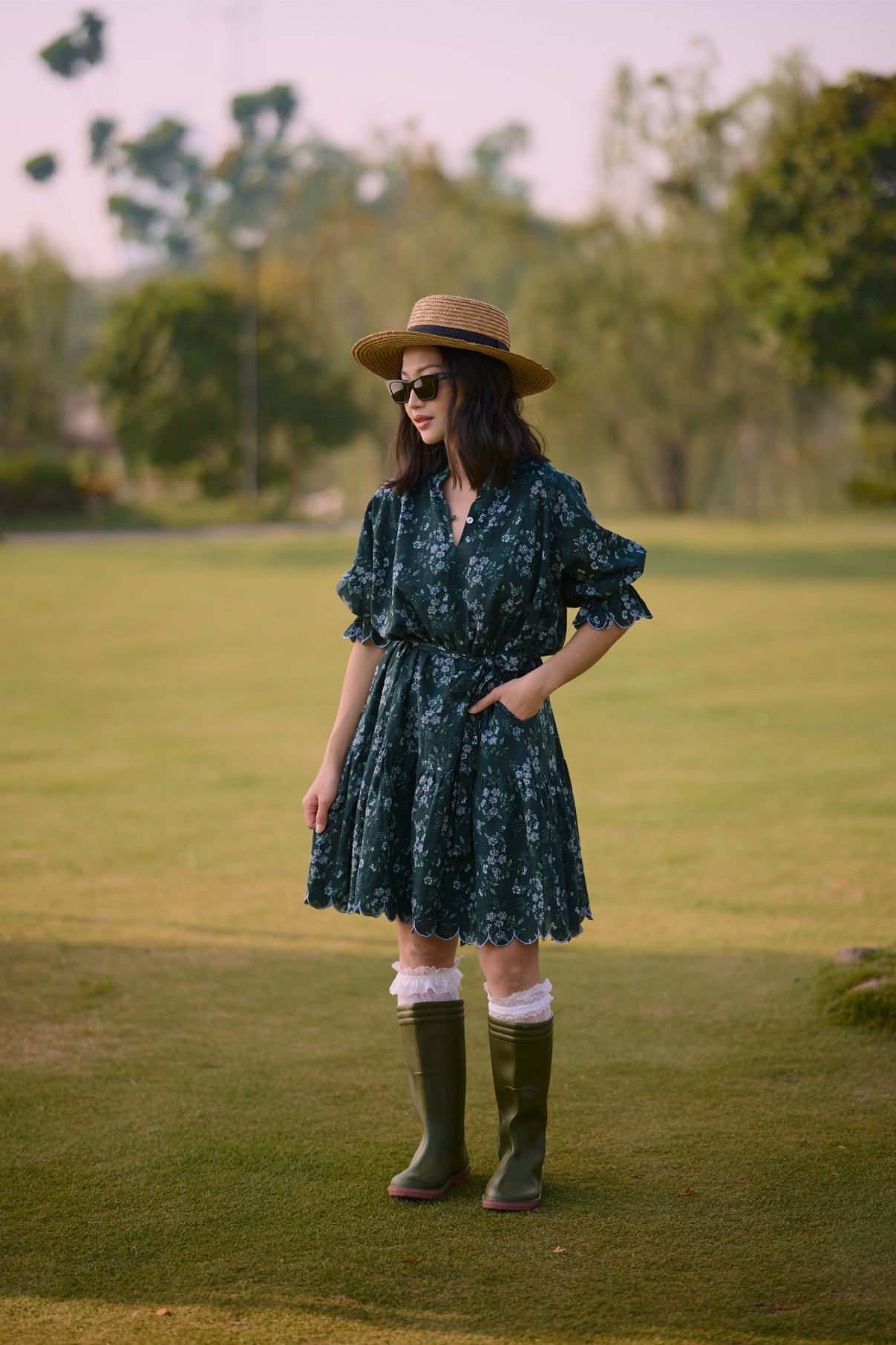 Jardin Dress Black Floral