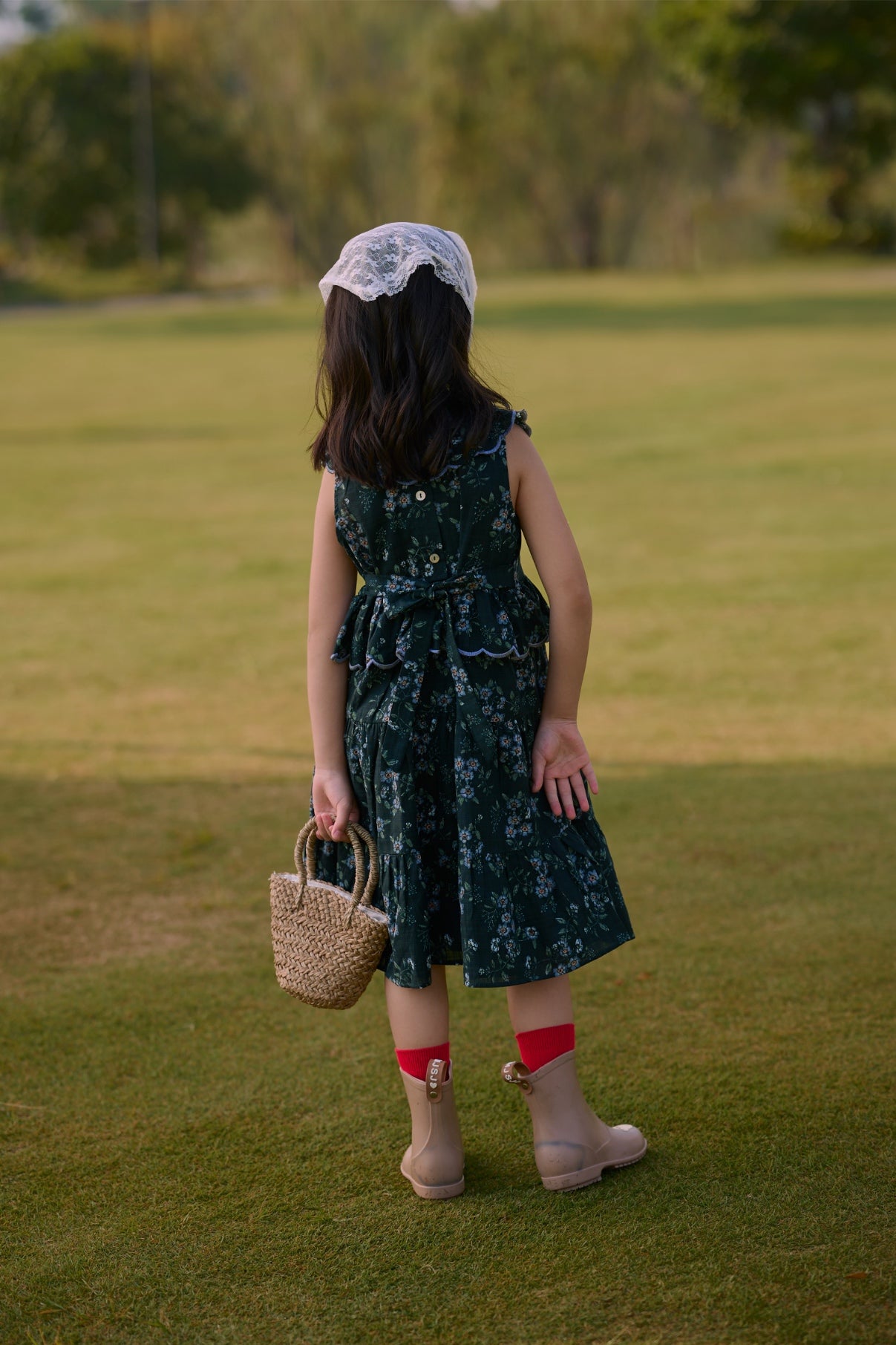 Jardin Petite Dress Black Floral