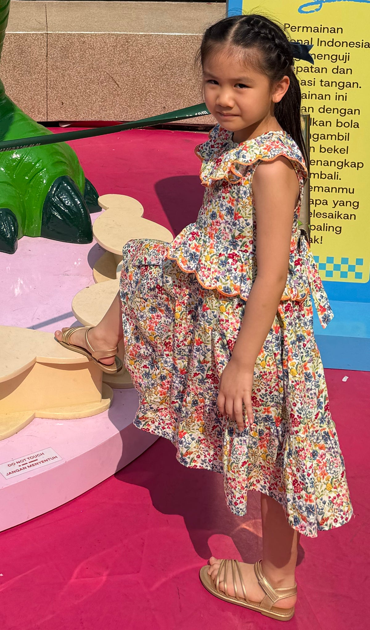 Jardin Petite Dress Multicolor Floral
