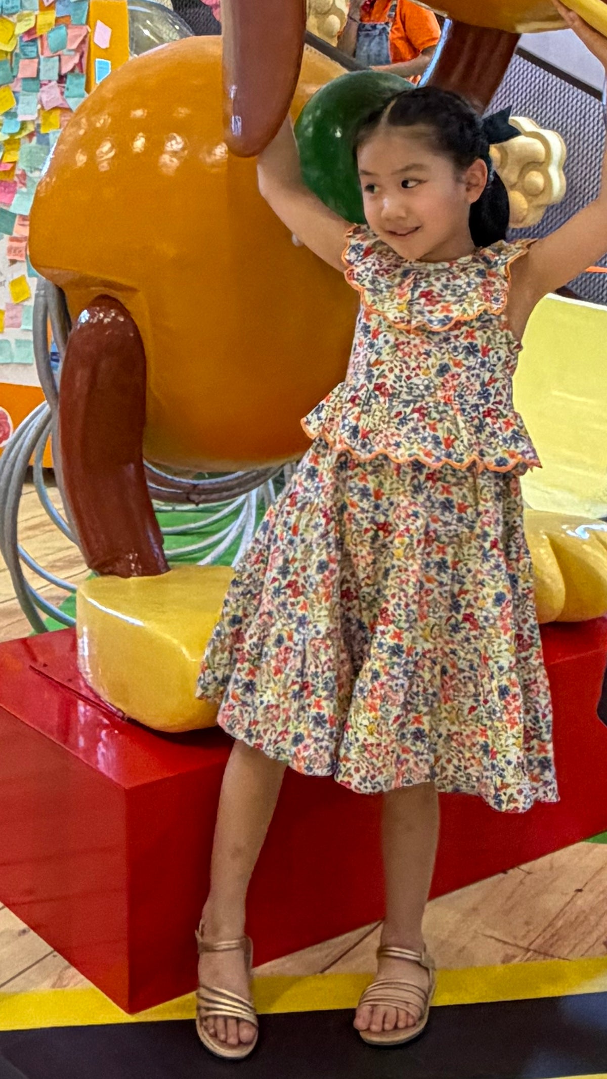Jardin Petite Dress Multicolor Floral