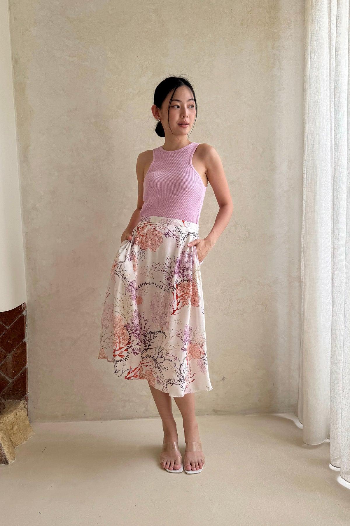 Jenny Bias Skirt Multicolour - EESOME