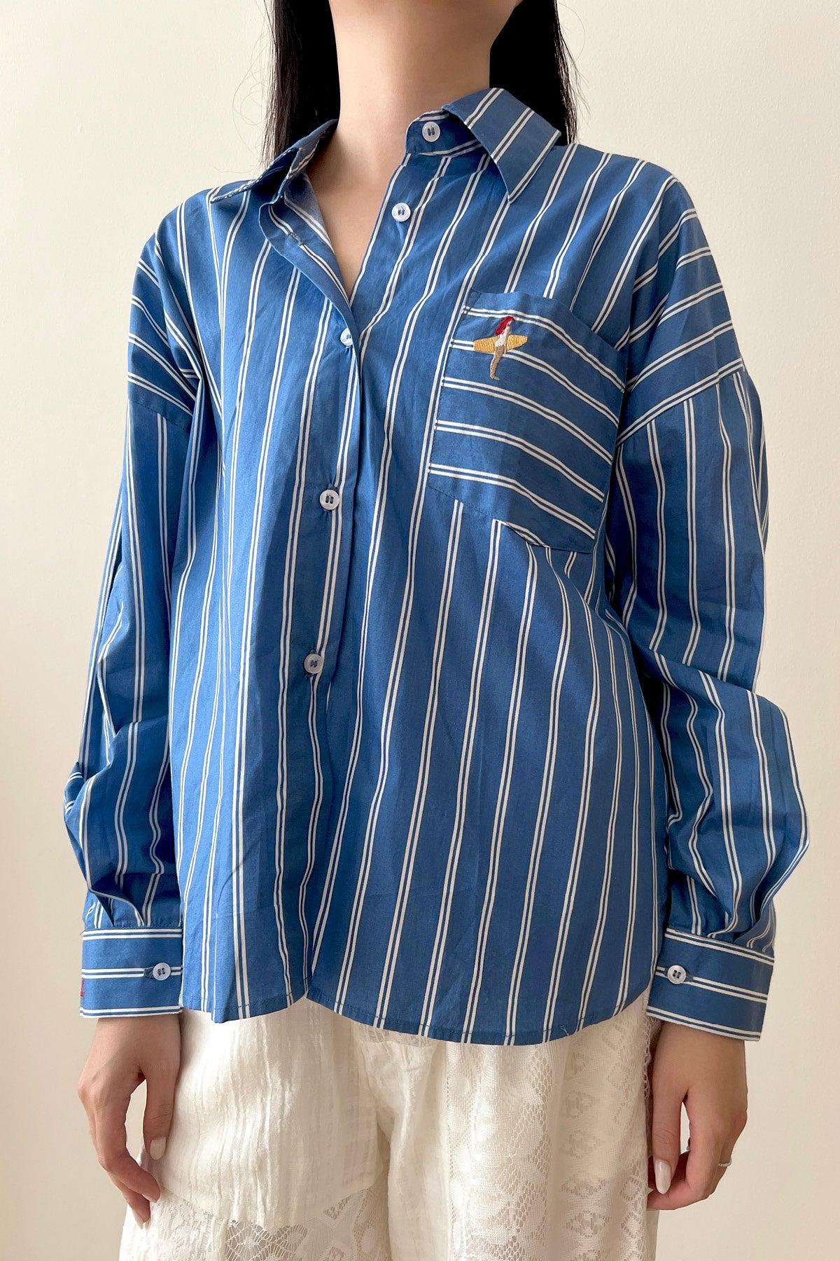 League Shirt Blue White - EESOME