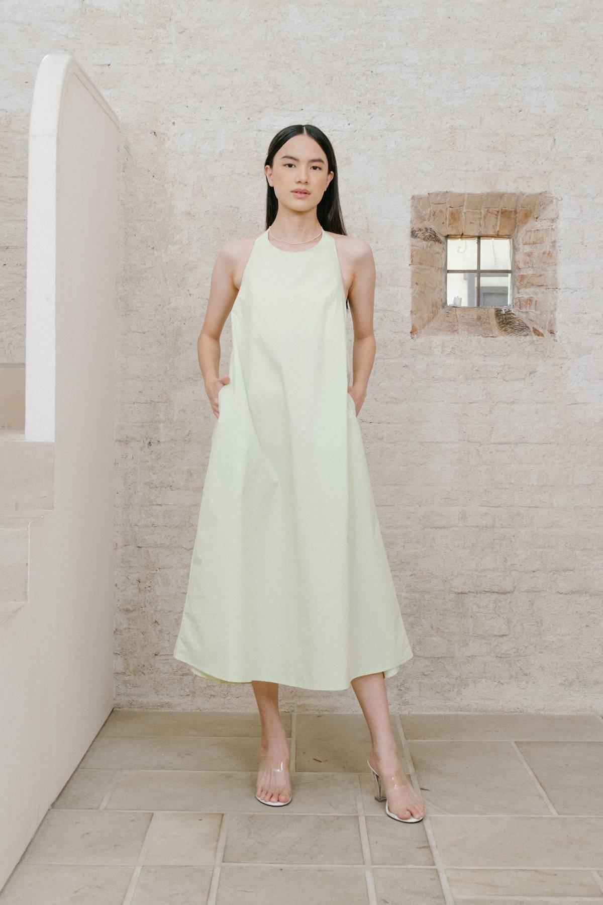 Lizzie Dress Lime - EESOME