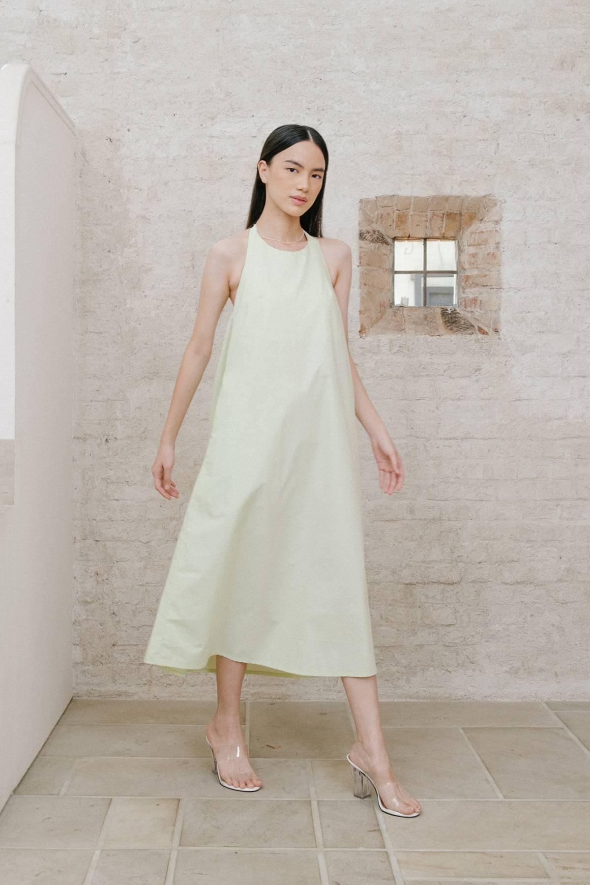 Lizzie Dress Lime - EESOME