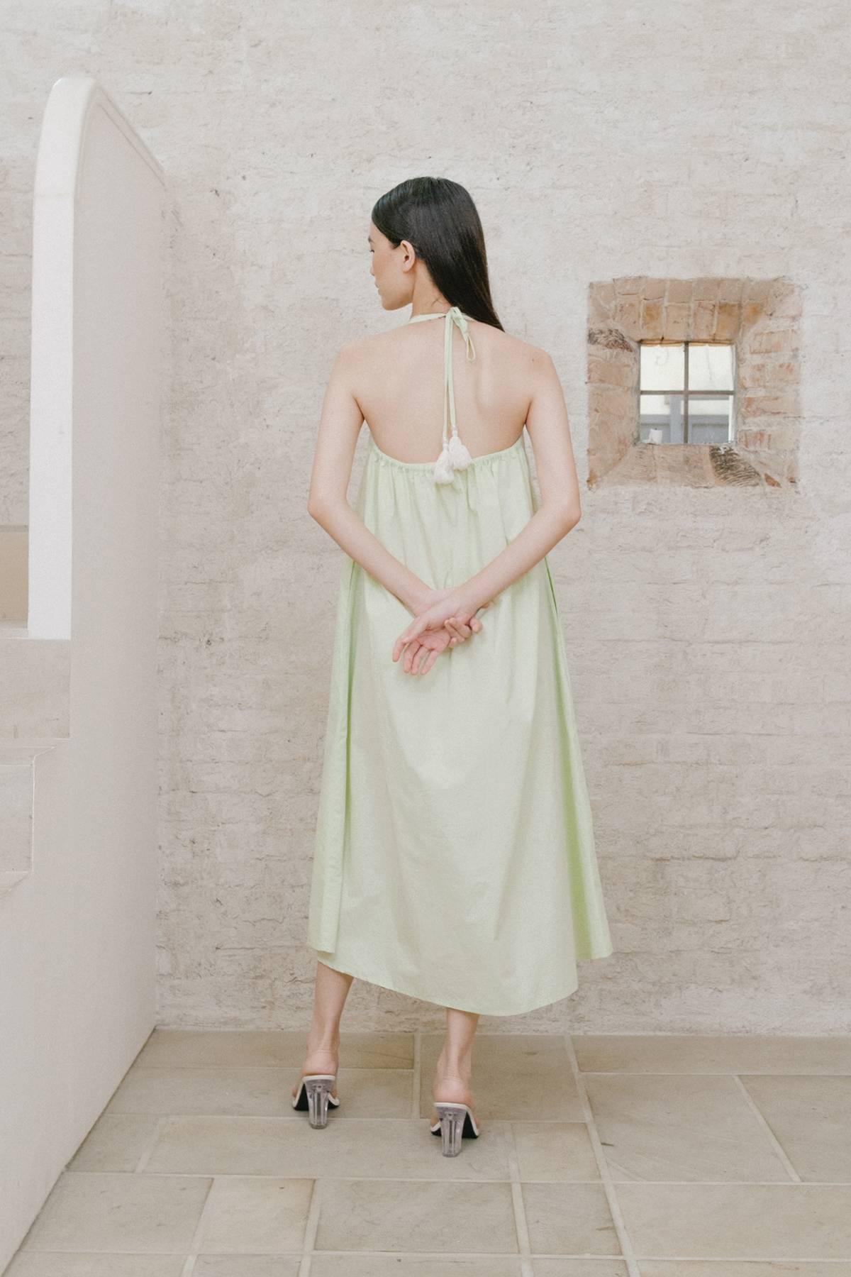 Lizzie Dress Lime - EESOME