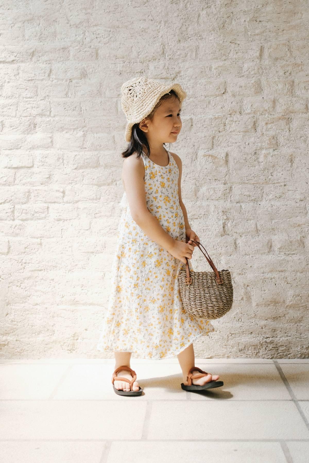 Lizzie Petite Dress Floral Yellow - EESOME