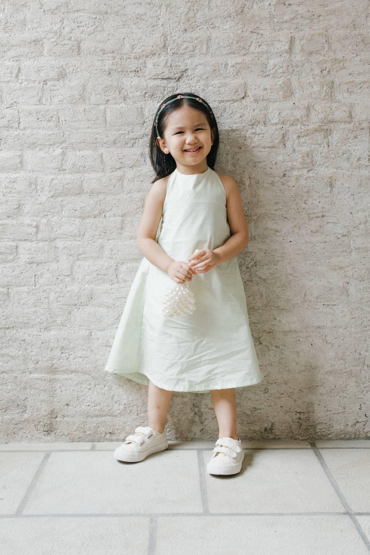 Lizzie Petite Dress Lime - EESOME