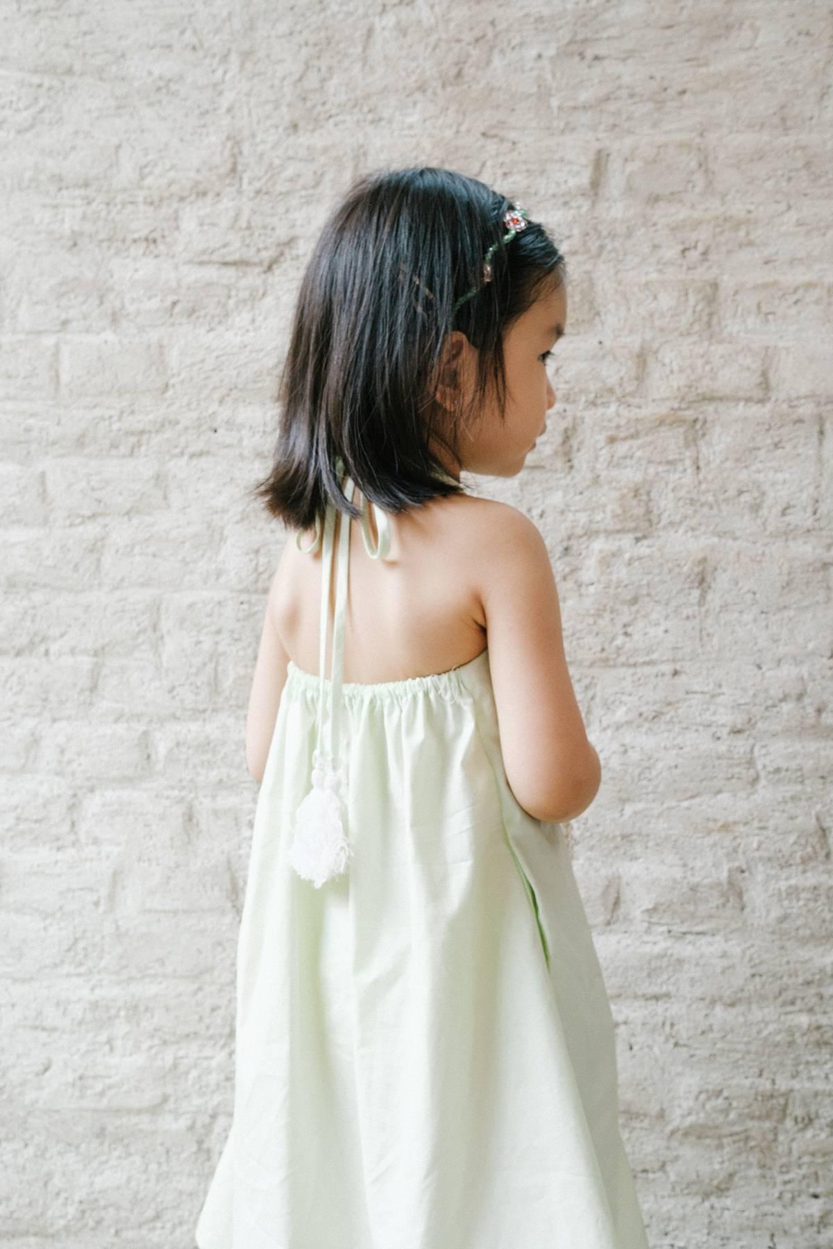 Lizzie Petite Dress Lime - EESOME