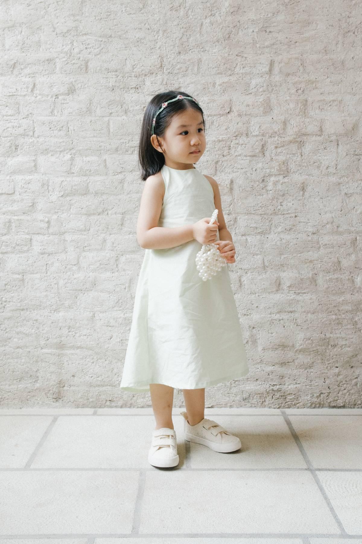Lizzie Petite Dress Lime - EESOME