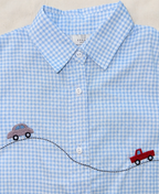 Lots Petite Shirt Blue detail
