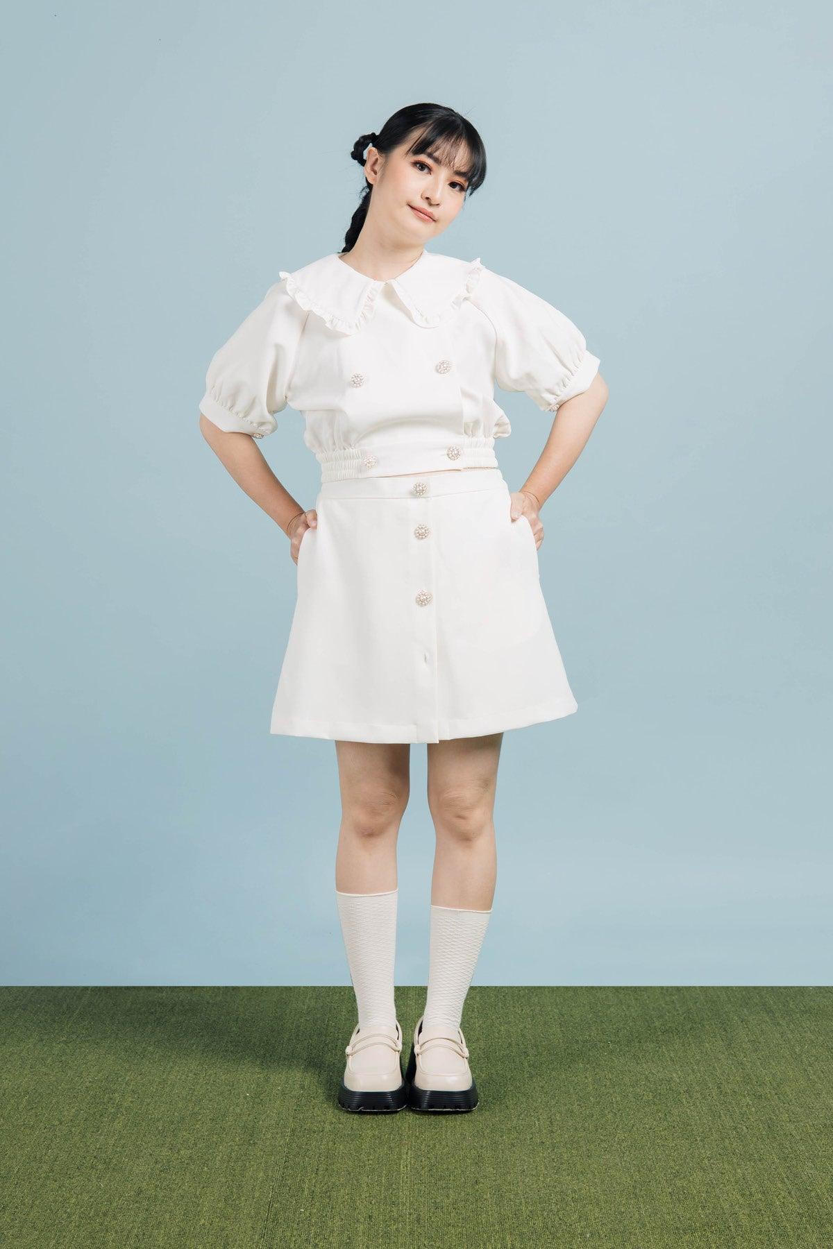 Lynelle Top Off White - EESOME