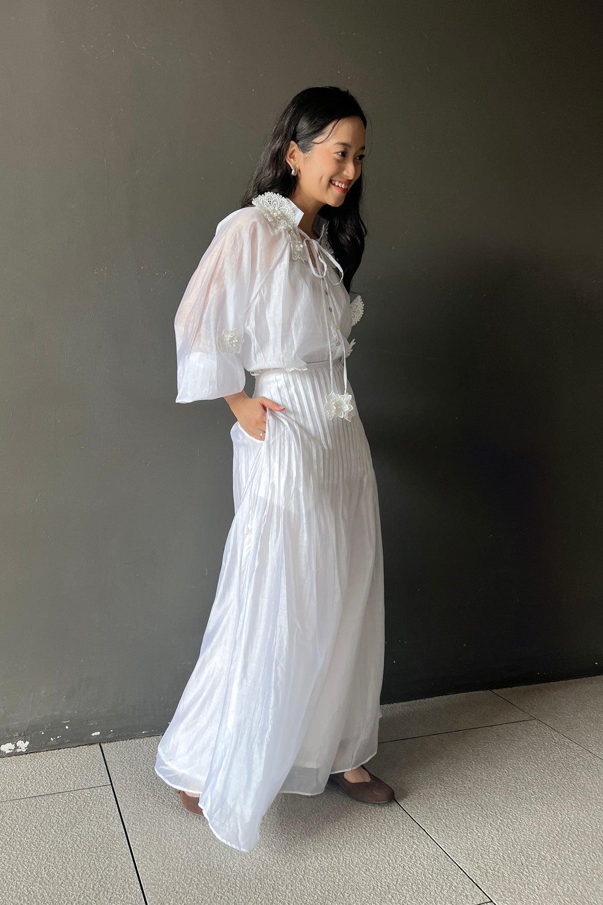 Malika Skirt Off White - EESOME