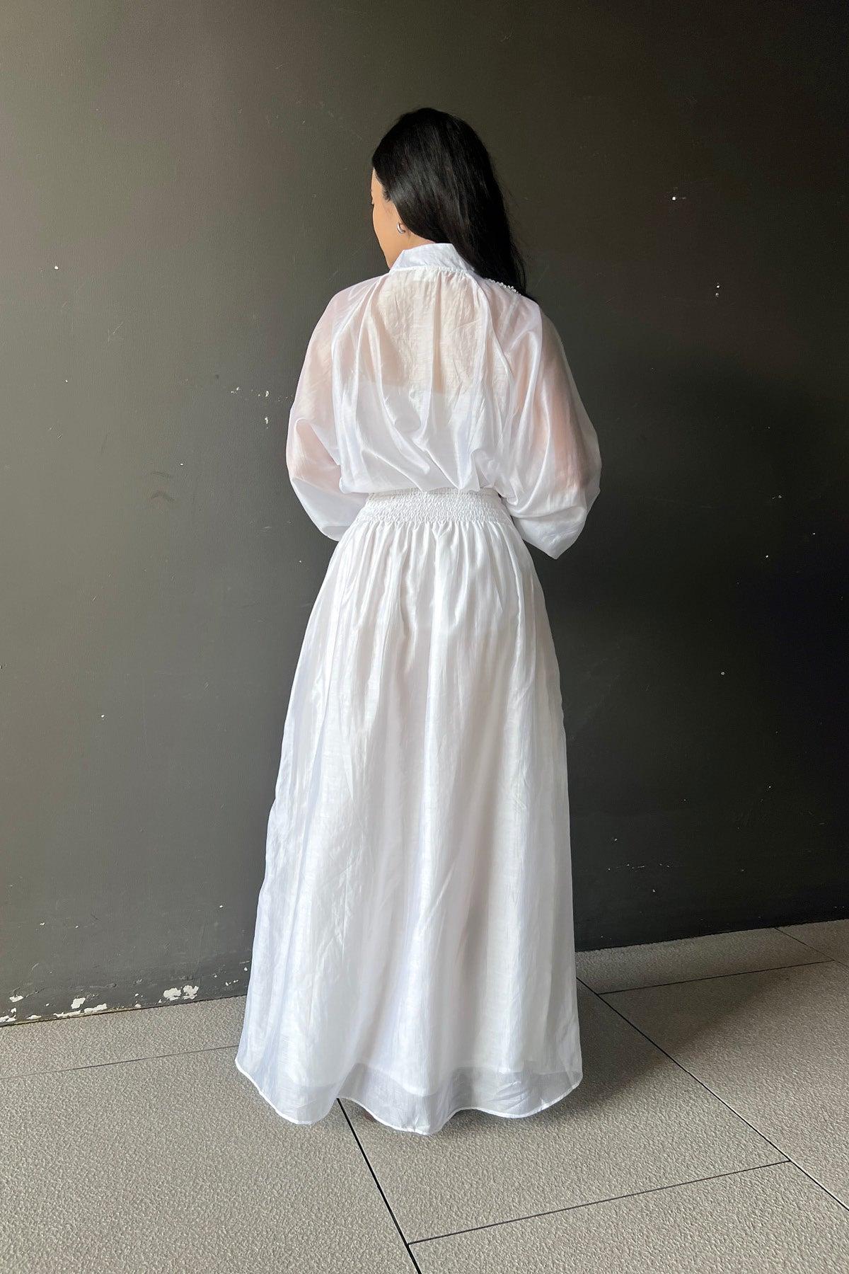 Malika Skirt Off White - EESOME
