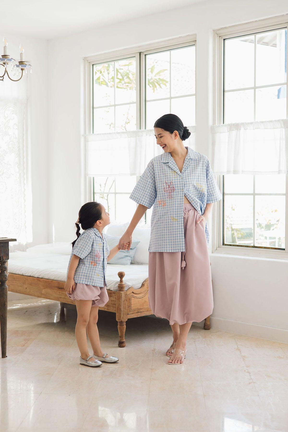 Mana Balloon Skirt Pink Mauve - EESOME