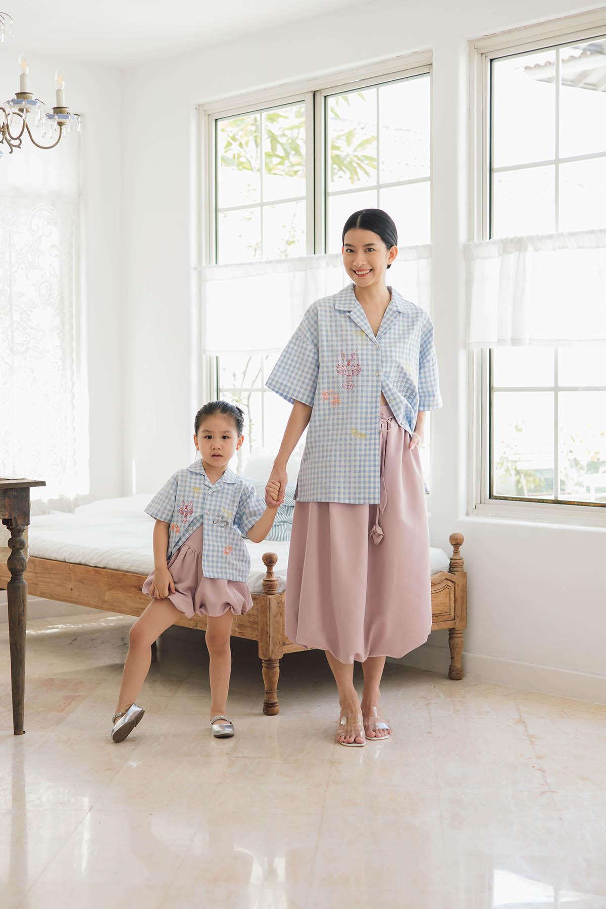 Mana Balloon Skirt Pink Mauve - EESOME