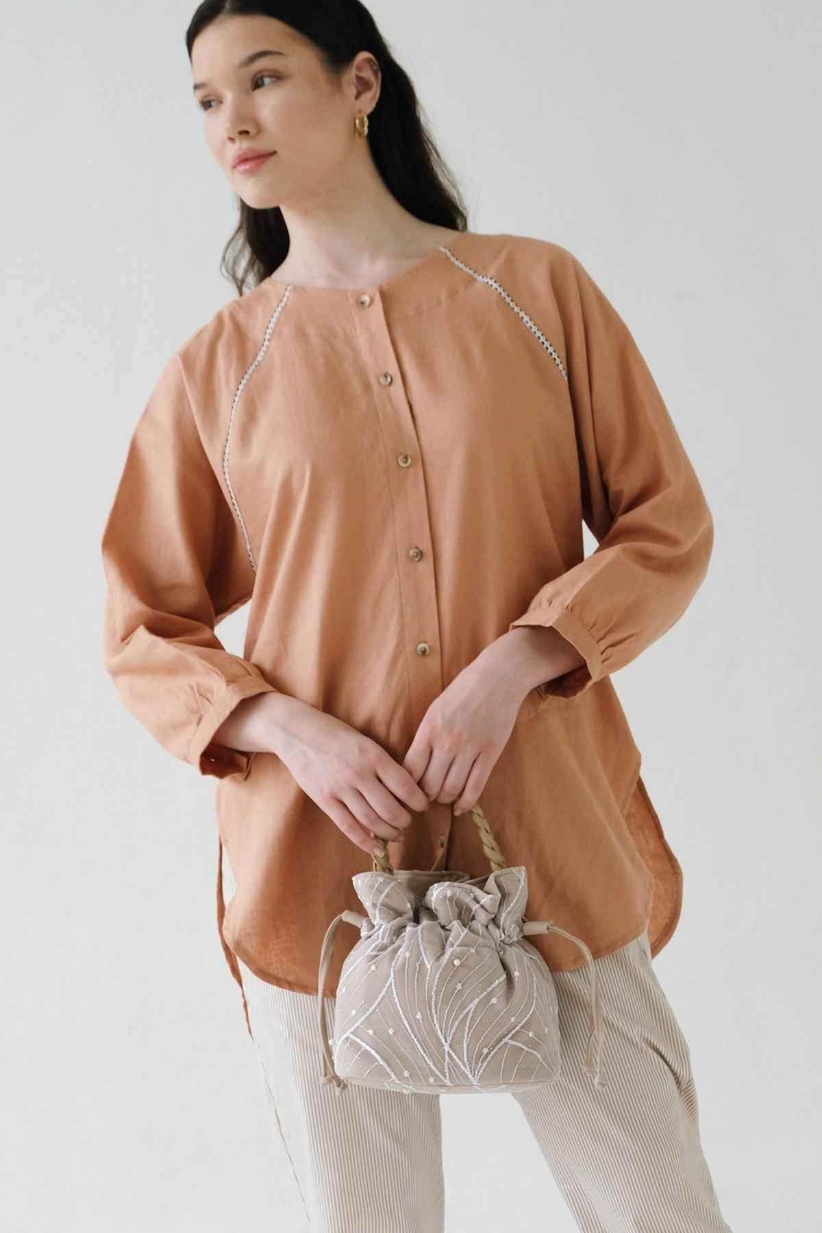 Marion Tunic Apricot - EESOME