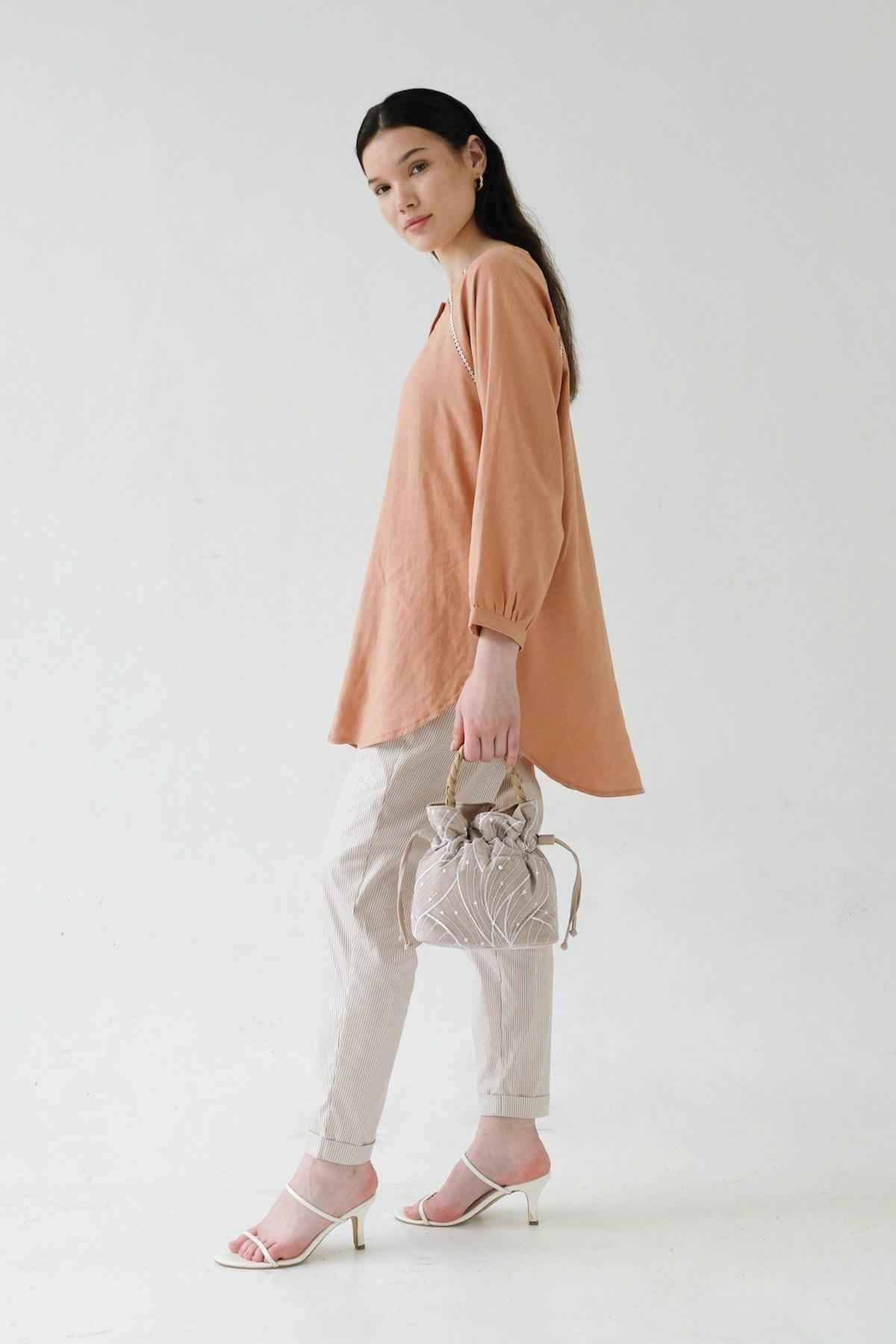 Marion Tunic Apricot - EESOME