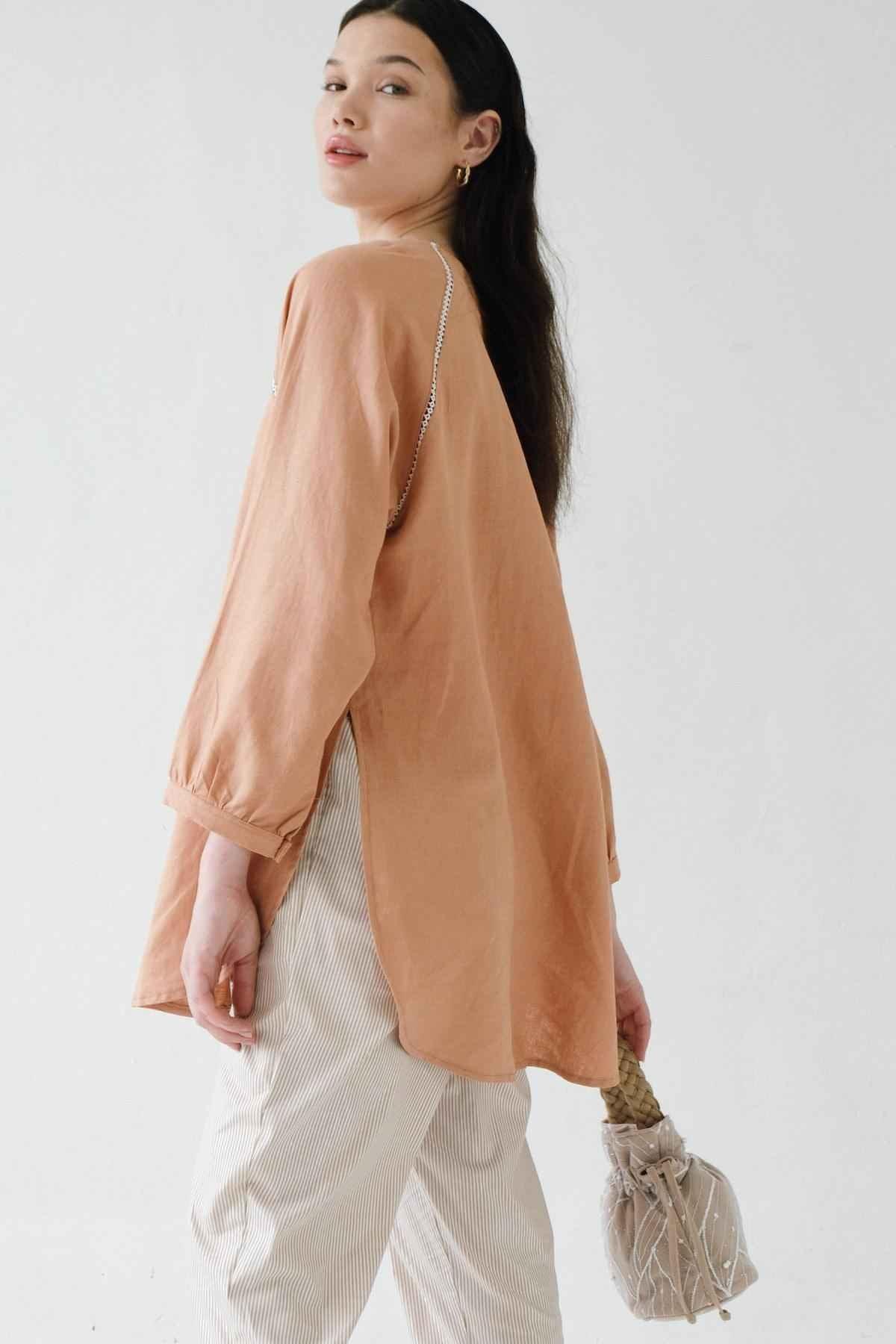 Marion Tunic Apricot - EESOME