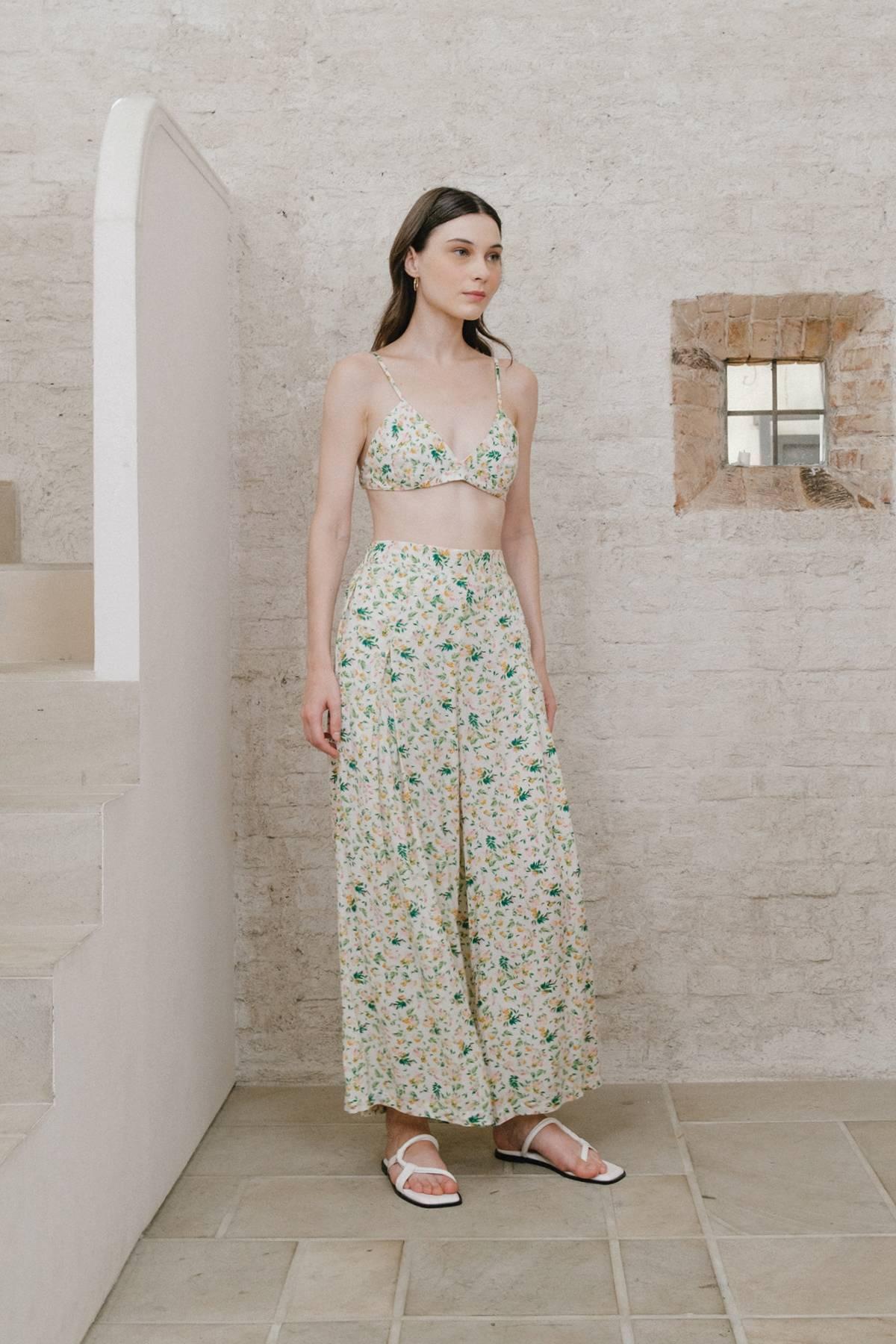 Mimi Pants Floral Print - EESOME