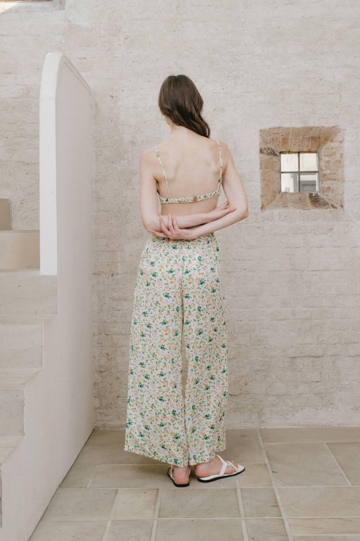 Mimi Pants Floral Print - EESOME