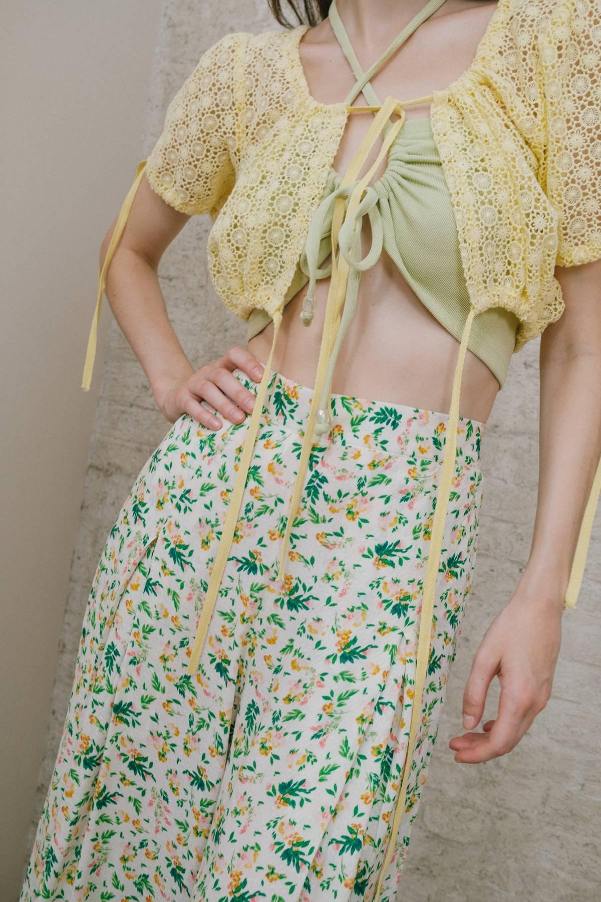 Mimi Pants Floral Print - EESOME