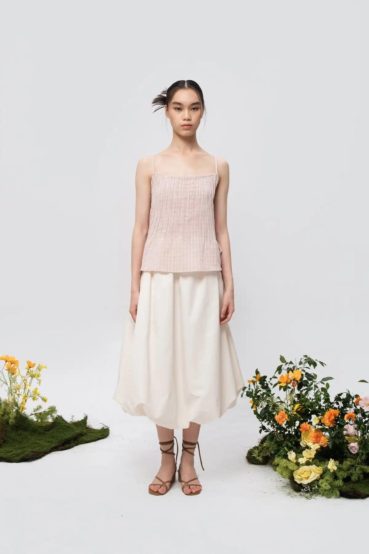 Mola Skirt Ecru - EESOME