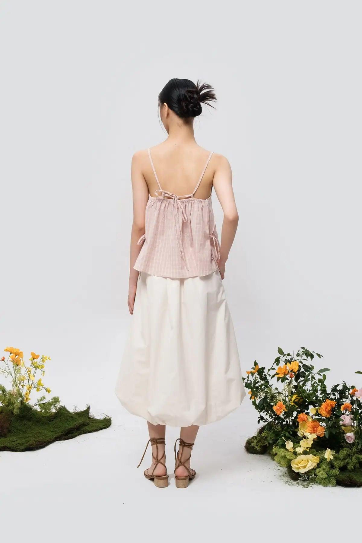 Mola Skirt Ecru - EESOME