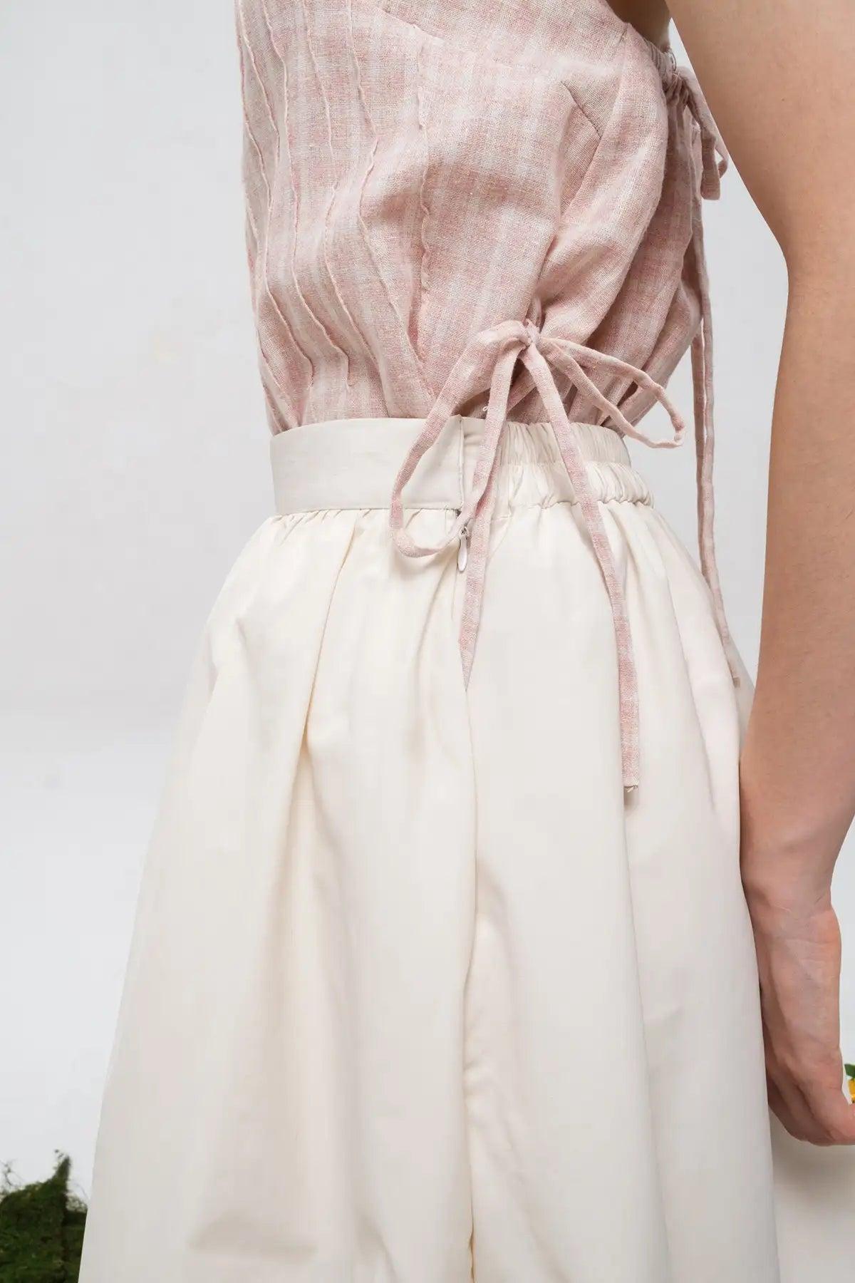 Mola Skirt Ecru - EESOME