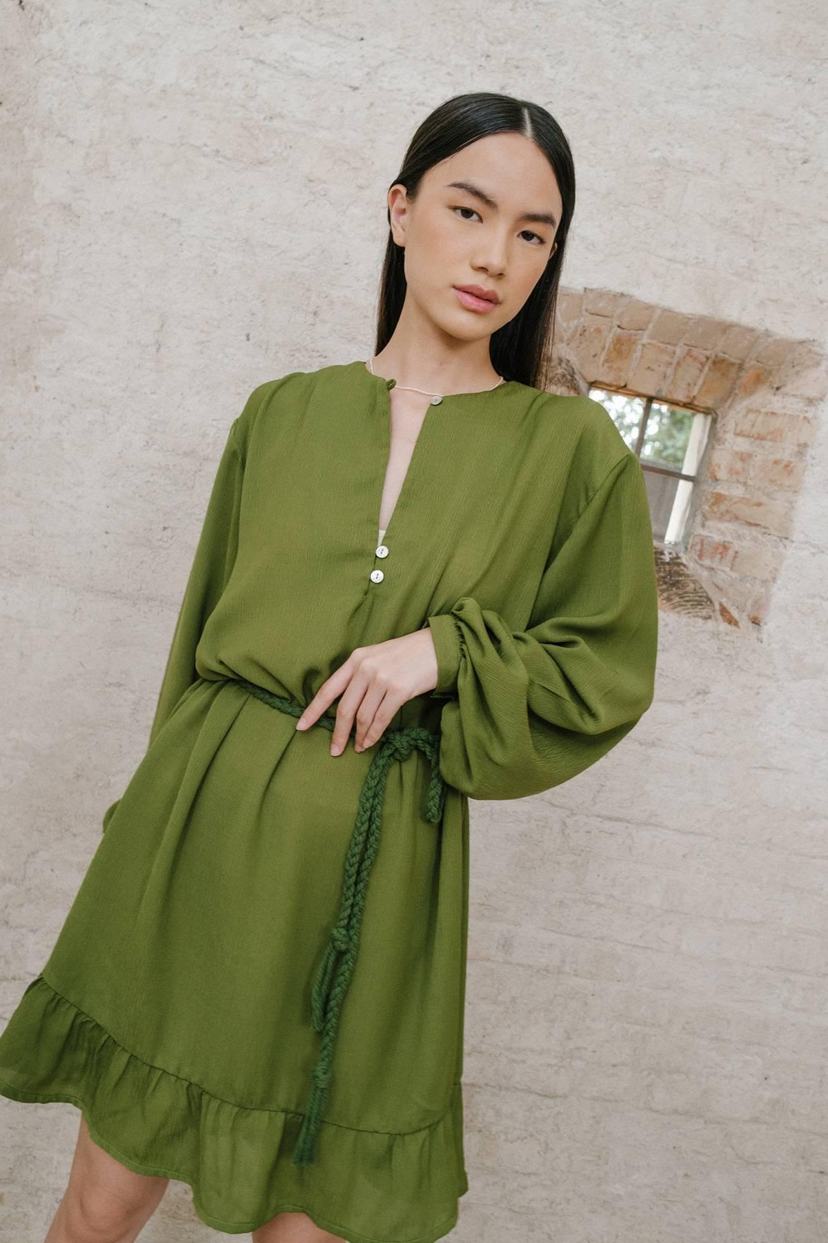 Nayla Dress Green - EESOME